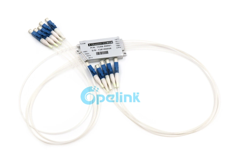 High Quality 8CH Fiber Optic Ccwdm Module, OEM Optical Ccwdm Module with Factory Price